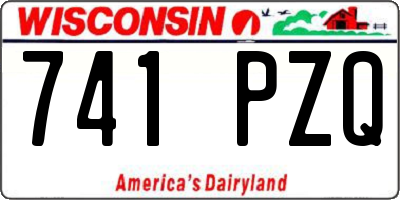 WI license plate 741PZQ
