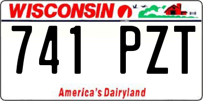 WI license plate 741PZT