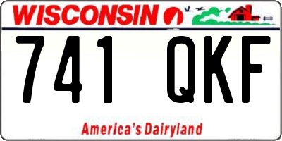WI license plate 741QKF
