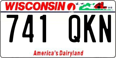 WI license plate 741QKN