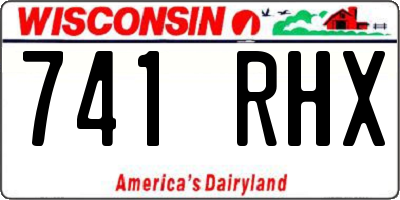 WI license plate 741RHX