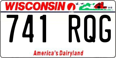 WI license plate 741RQG