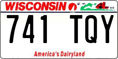 WI license plate 741TQY