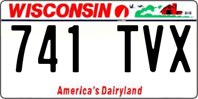 WI license plate 741TVX