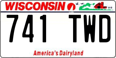 WI license plate 741TWD