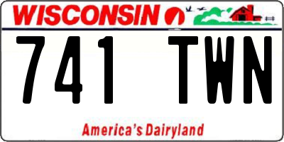 WI license plate 741TWN