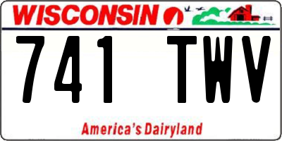WI license plate 741TWV
