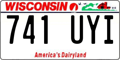 WI license plate 741UYI
