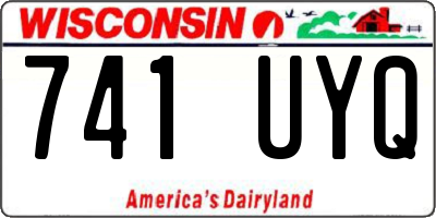 WI license plate 741UYQ
