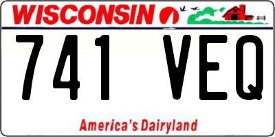 WI license plate 741VEQ