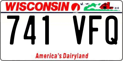 WI license plate 741VFQ