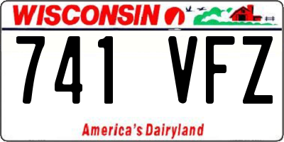 WI license plate 741VFZ