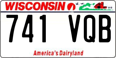 WI license plate 741VQB
