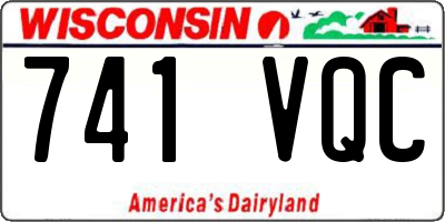 WI license plate 741VQC