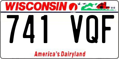 WI license plate 741VQF