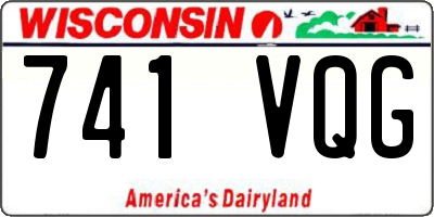 WI license plate 741VQG