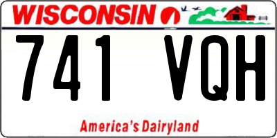 WI license plate 741VQH