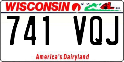 WI license plate 741VQJ