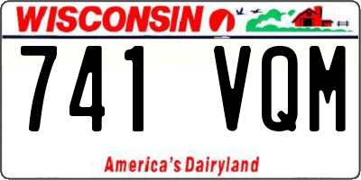 WI license plate 741VQM