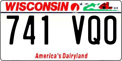 WI license plate 741VQO