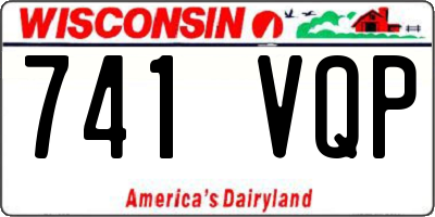 WI license plate 741VQP