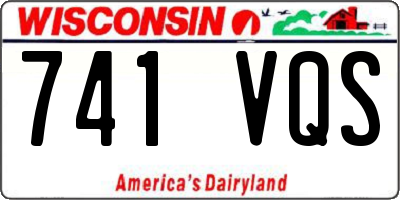 WI license plate 741VQS