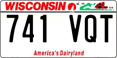 WI license plate 741VQT