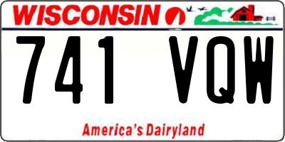 WI license plate 741VQW