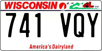 WI license plate 741VQY