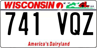 WI license plate 741VQZ