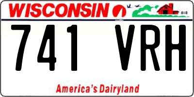 WI license plate 741VRH