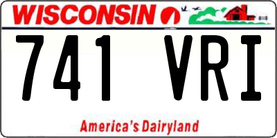 WI license plate 741VRI