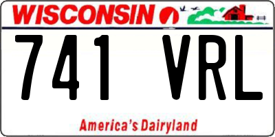 WI license plate 741VRL