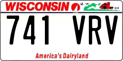 WI license plate 741VRV