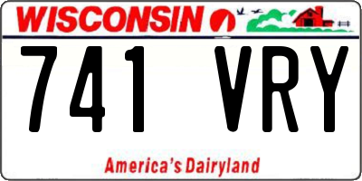 WI license plate 741VRY