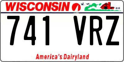 WI license plate 741VRZ