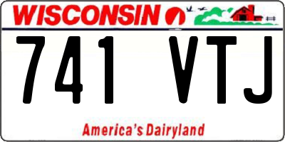 WI license plate 741VTJ