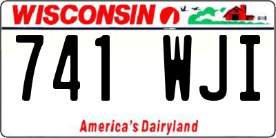 WI license plate 741WJI