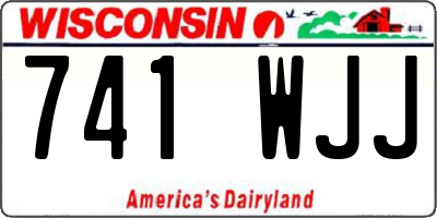WI license plate 741WJJ