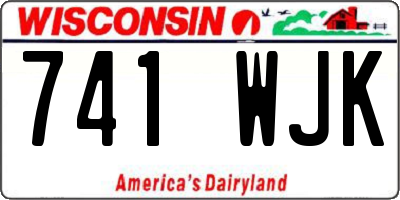 WI license plate 741WJK