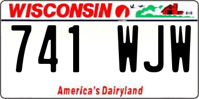 WI license plate 741WJW