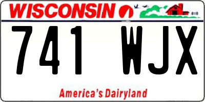 WI license plate 741WJX