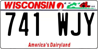 WI license plate 741WJY