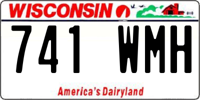 WI license plate 741WMH