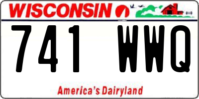 WI license plate 741WWQ