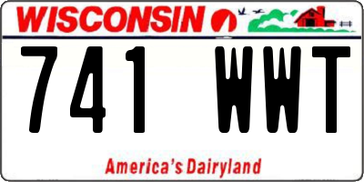 WI license plate 741WWT