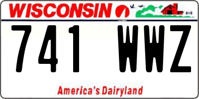 WI license plate 741WWZ