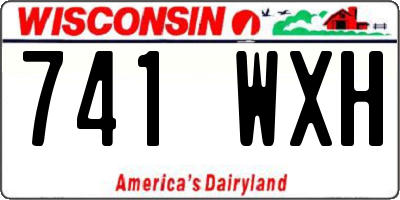 WI license plate 741WXH