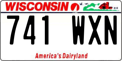 WI license plate 741WXN