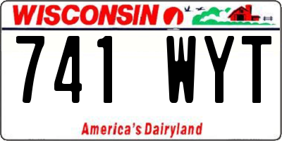 WI license plate 741WYT
